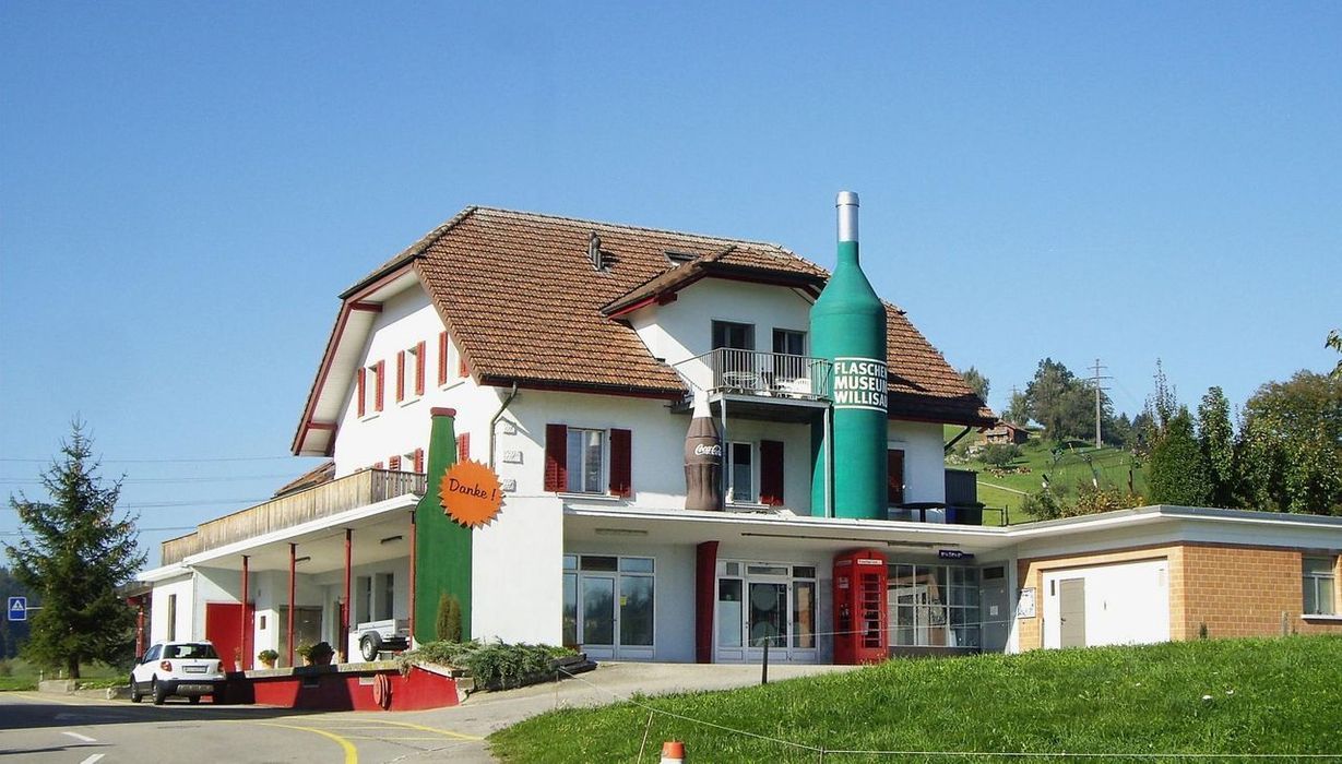Ein Museum für Flaschen: In Willisau haben die Getränkebehälter kulturellen Wert. Foto: zvg