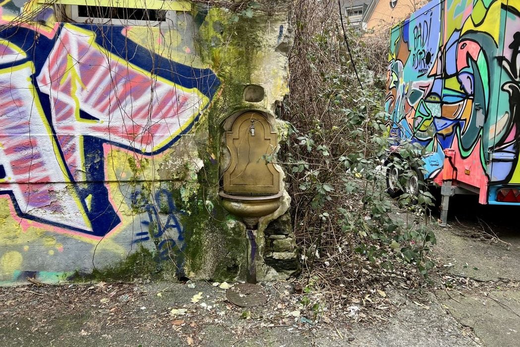 Bitte nicht aus diesem Brunnen trinken! (Fotos: Jonas Wydler)